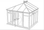 Full Height DIY Edwardian Conservatories - 3600 x 3000